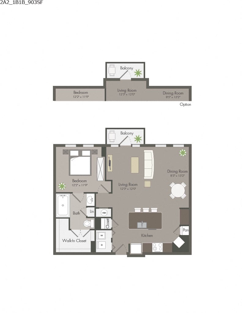 2A2 floor plan